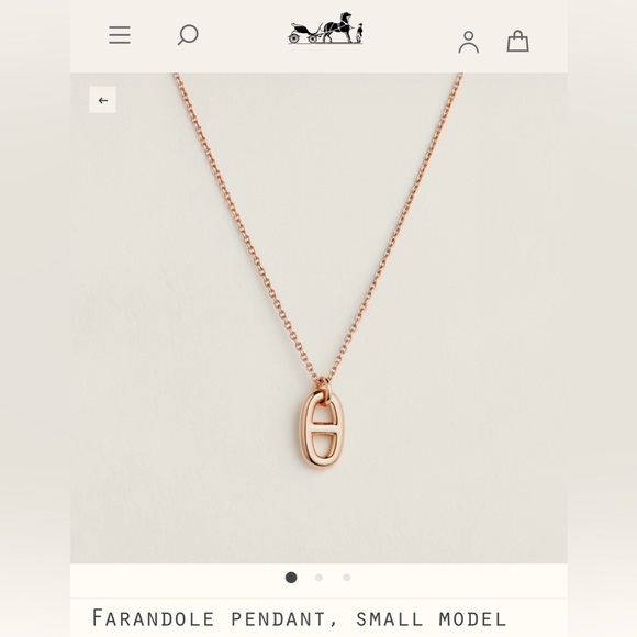 Brand New Hermes FARANDOLE PENDANT - Picture 2 of 3